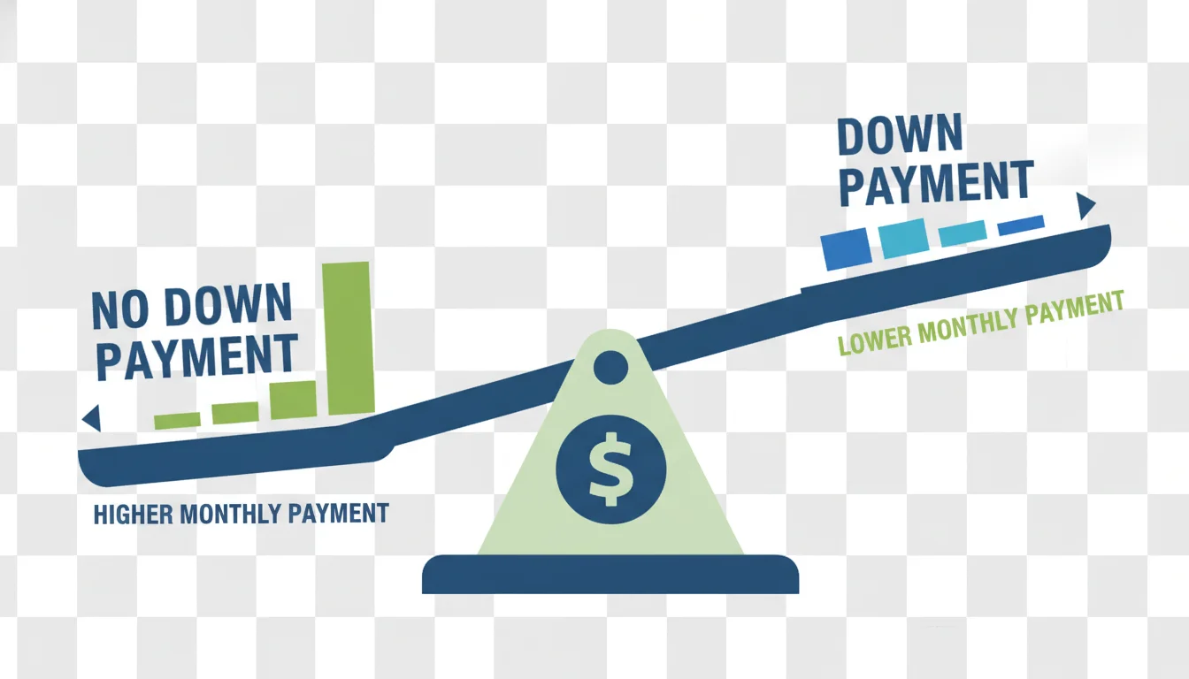 Comparing no down payment vs down payment options for car loans